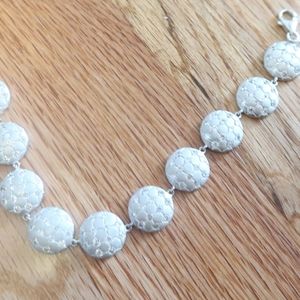 Sterling silver cubic zirconia bracelet